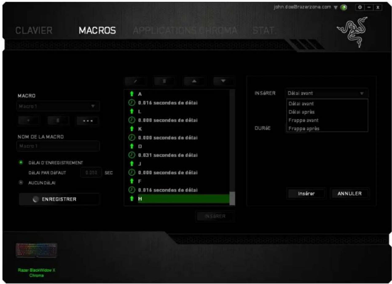 RAZER BlackWidow X Chroma - ONGLETMACROS - 8