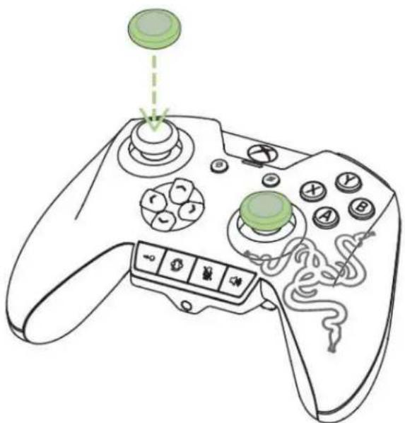 RAZER Wildcat for Xbox One - CAPUCHONS EN CAOUTCHOUC ANTIDERAPANT POUR STICK ANALOGIQUE - 1