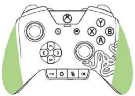 RAZER Wildcat for Xbox One - PRISES DE PAUME EN CAOUTCHOUC FACULTATIVES - 1
