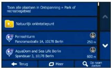 BLAUPUNKT TravelPilot 74² - Voorbeeld van het navigeren naar een interessante plaats - 2