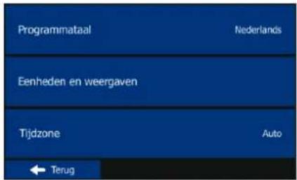 BLAUPUNKT TravelPilot 74² - Het menu Instellingen - 2