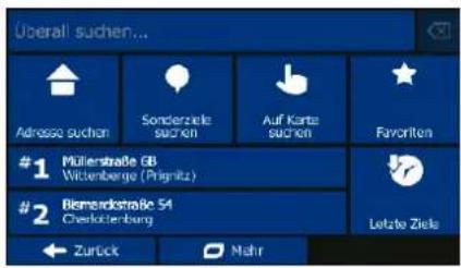 BLAUPUNKT TravelPilot 74² - Schnellsuche - 2