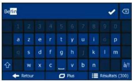 BLAUPUNKT TravelPilot 74² - Accéder à une adresse - 2