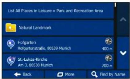 BLAUPUNKT TravelPilot 74² - An example of navigating to a place of interest - 2