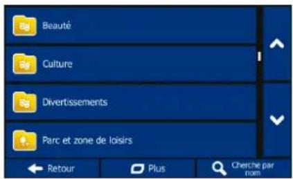 BLAUPUNKT TravelPilot 74² - Accéder à un lieu d'intérêt — Exemple - 1