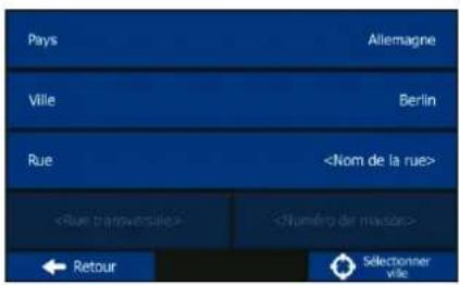 BLAUPUNKT TravelPilot 74² - Accéder à une adresse - 1