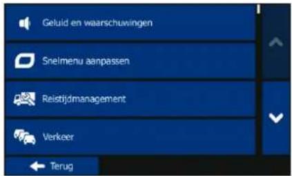 BLAUPUNKT TravelPilot 74² - Het menu Instellingen - 1