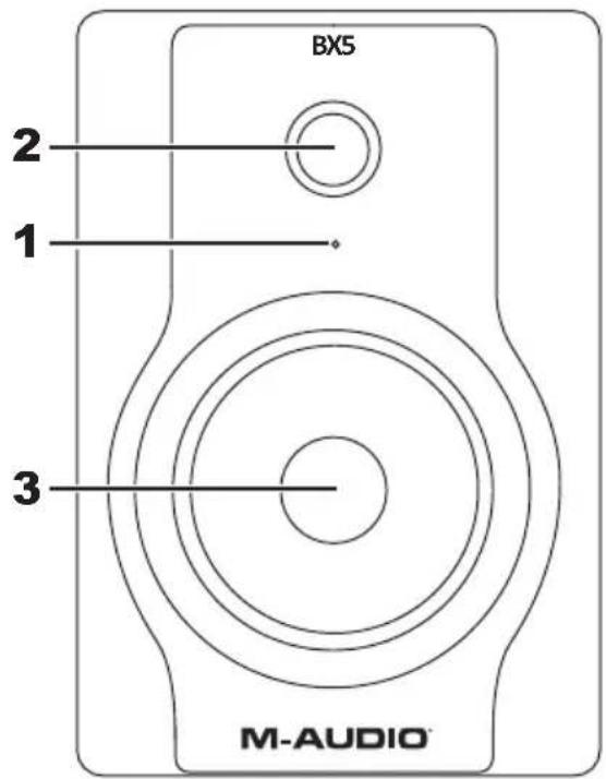 M-AUDIO BX5 Carbon - Front Panel - 1