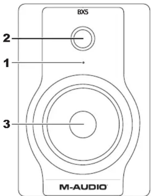 M-AUDIO BX5 Carbon - Panel frontal - 1