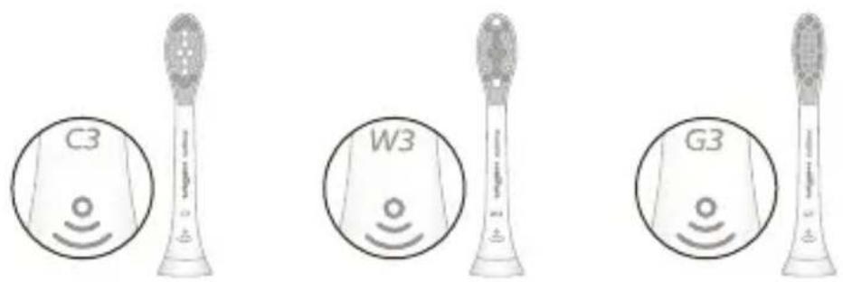 PHILIPS Sonicare DiamondClean 9000 HX9912 - Cabeças da escova - 1
