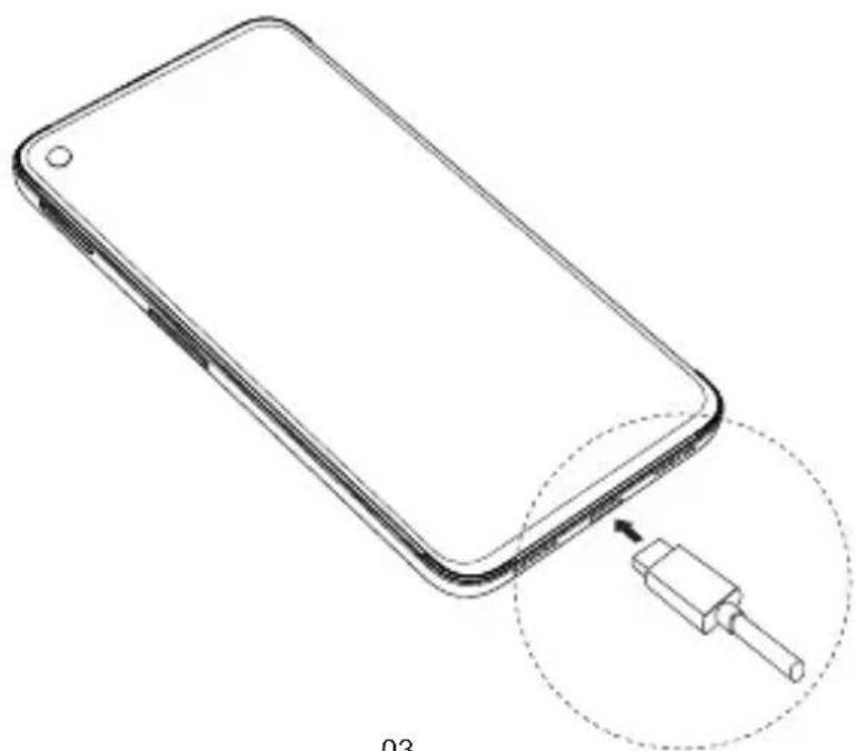 Cubot C30 - Charging the battery - 1