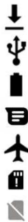 WIKO Power U20 - Notification icons on the status bar - 15