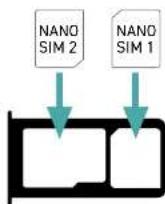 WIKO Power U10 - Einlagen der SIM-Karten - 2 SIM - 3