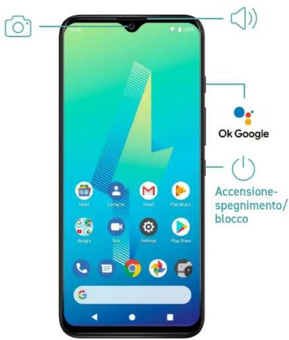WIKO Power U10 - Componenti del dispositivo - 2
