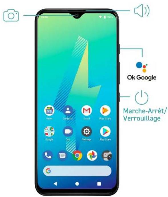 WIKO Power U10 - Contenu du coffret : - 3