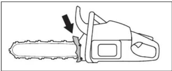 HUSQVARNA 592 XP - To assemble a spiked bumper - 1