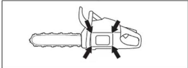 HUSQVARNA 592 XP - To replace a broken or worn starter rope - 1