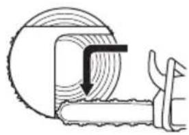 HUSQVARNA 592 XP - To use the safe corner method - 6