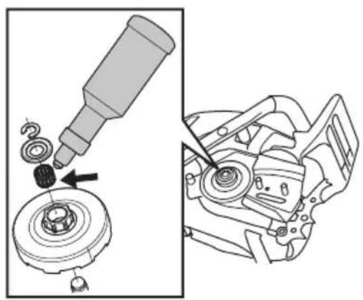 HUSQVARNA 592 XP - Para lubricar el cojinate de agujas - 2