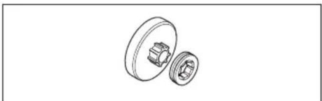 HUSQVARNA 585 - To do a check of the rim sprocket - 1