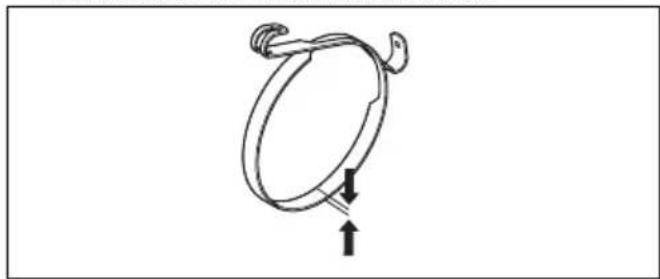HUSQVARNA 585 - To do a check of the brake band - 1