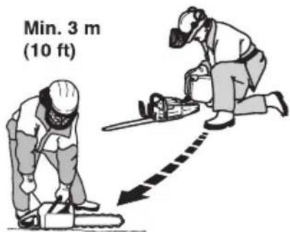 HUSQVARNA 585 - Sécurité - carburant - 1