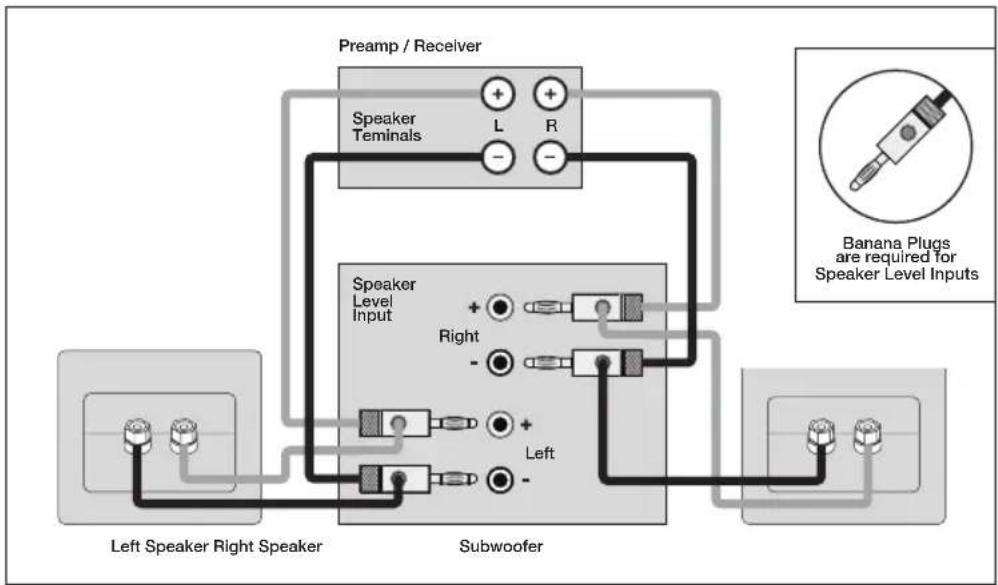 Paradigm Defiance V8 - Speaker Level Inputs (Left/Right) - 1