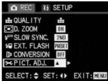 LEICA Digilux 1 - Setting the function: - 1