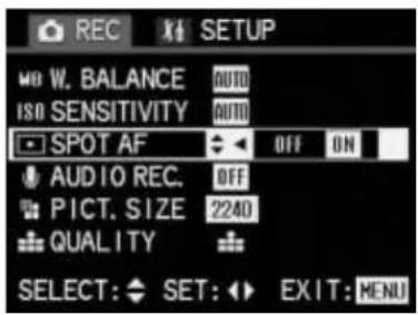 LEICA Digilux 1 - Setting the function: - 1