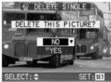 LEICA Digilux 1 - Deleting the picture during viewing - 1