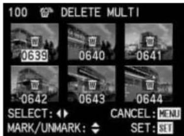 LEICA Digilux 1 - Deleting several pictures simultaneously - 2