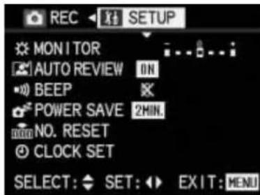 LEICA Digilux 1 - Selecting menu items - 4