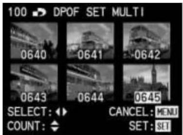 LEICA Digilux 1 - Print order settings for several pictures - 1