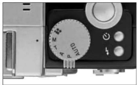 LEICA Digilux 1 - Exposure mode setting dial - 2