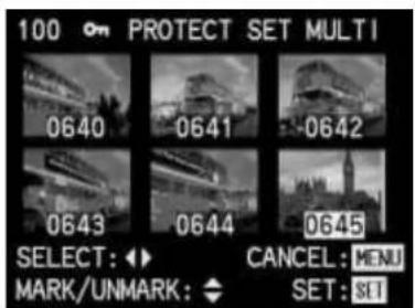 LEICA Digilux 1 - Protecting several pictures on the memory card - 1