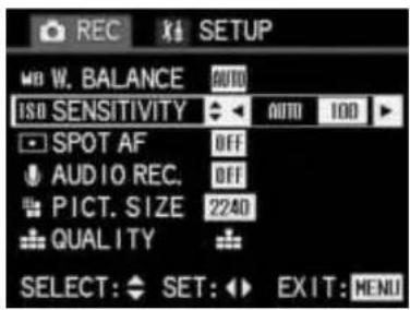 LEICA Digilux 1 - Setting the ISO sensitivity - 1