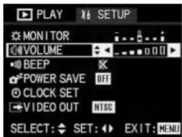 LEICA Digilux 1 - Setting the volume: - 1
