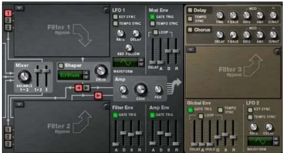 PROPELLERHEAD Reason 6.0 - Emplacements de filtré - 1