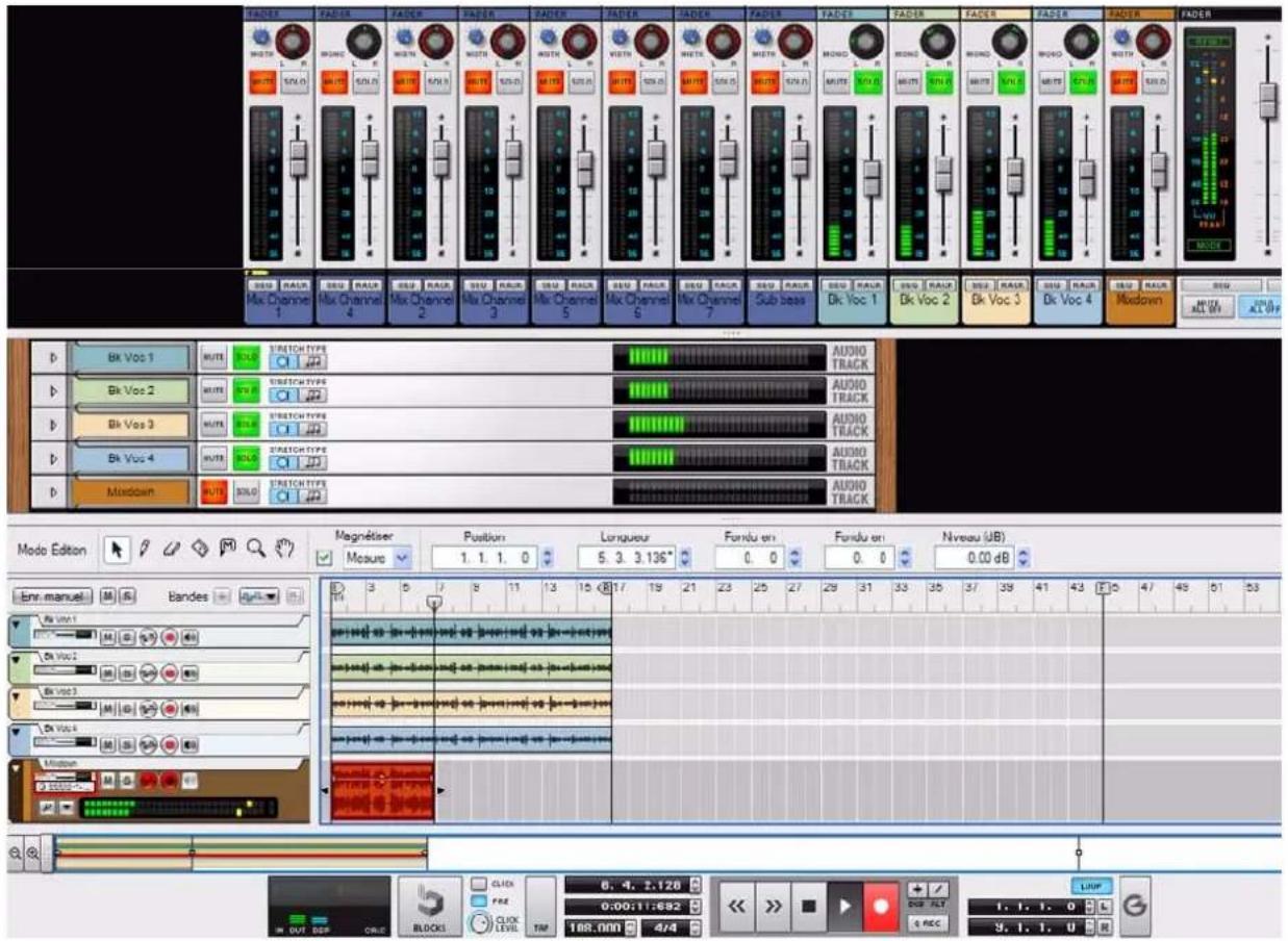 PROPELLERHEAD Reason 6.0 - Enregistrement du mix final de plusieurs pistes audio - 5