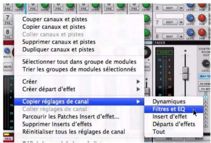 PROPELLERHEAD Reason 6.0 - Copie des réglages d'un canal - 1