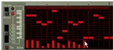 PROPELLERHEAD Reason 6.0 - Assurez-vous que le bouton situé à gauche de la fenêtre de pattern est réglé sur « Notes » - 3