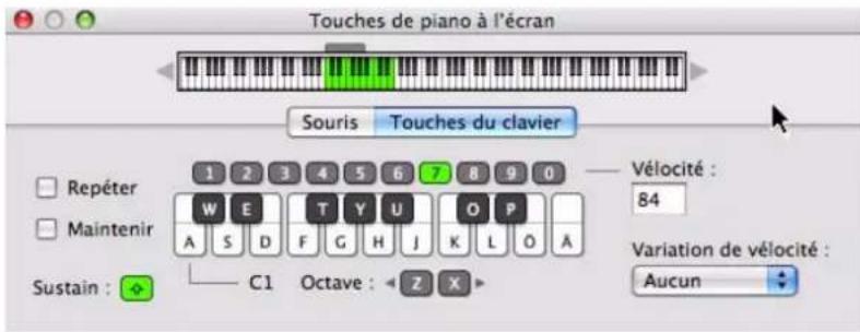 PROPELLERHEAD Reason 6.0 - Mode Touches du clavier - 1