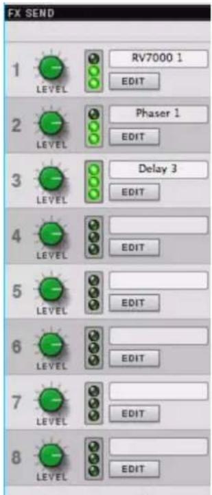 PROPELLERHEAD Reason 6.0 - Section Départs d'effets - 1