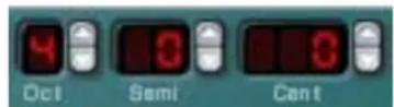 PROPELLERHEAD Reason 6.0 - Définir la fréquence de l'oscillateur 1 - Octave/Demi-ton/Cent - 1