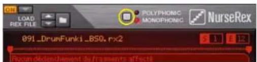 PROPELLERHEAD Reason 6.0 - Paramètres du panneau Nurse Rex - 2