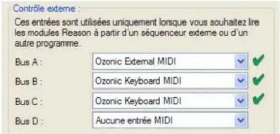 PROPELLERHEAD Reason 6.0 - A propos des entrées de bus de contrôle externes - 1