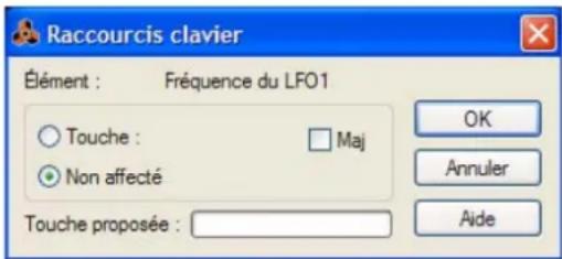 PROPELLERHEAD Reason 6.0 - Édition des raccourcis clavier - 2