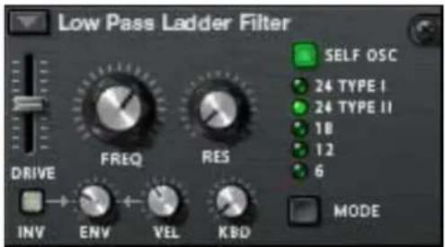 PROPELLERHEAD Reason 6.0 - Filtre Échelle LP - 1