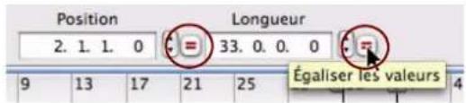 PROPELLERHEAD Reason 6.0 - À propos de la fonction « Égaliser les valeurs » - 1