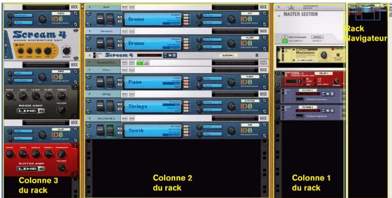 PROPELLERHEAD Reason 6.0 - Navigation dans le rack - 1